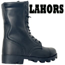 LAHORS Leather Man Tactical Boots Sport Hiking Shoes Outdoor Ankle Desert Combat Boots Work Safety Shoes Botas Hombre